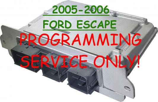 2005-2006 Ford Escape PCM programming Service includes Priority Mail return shipping