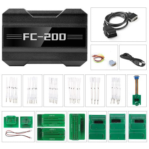 GDI - CG FC200 - ECU Programmer - ISN OBD Reader V1.1.6.0 w New Adapters Set 6HP & 8HP / MSV90 / N55 / N20 / B48/ B58