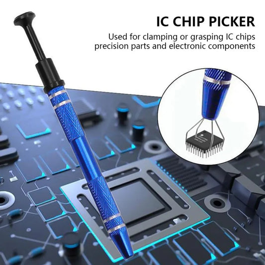 4-Claw IC Chip Extractor Remover Precision Parts Grabber Pickup Tool