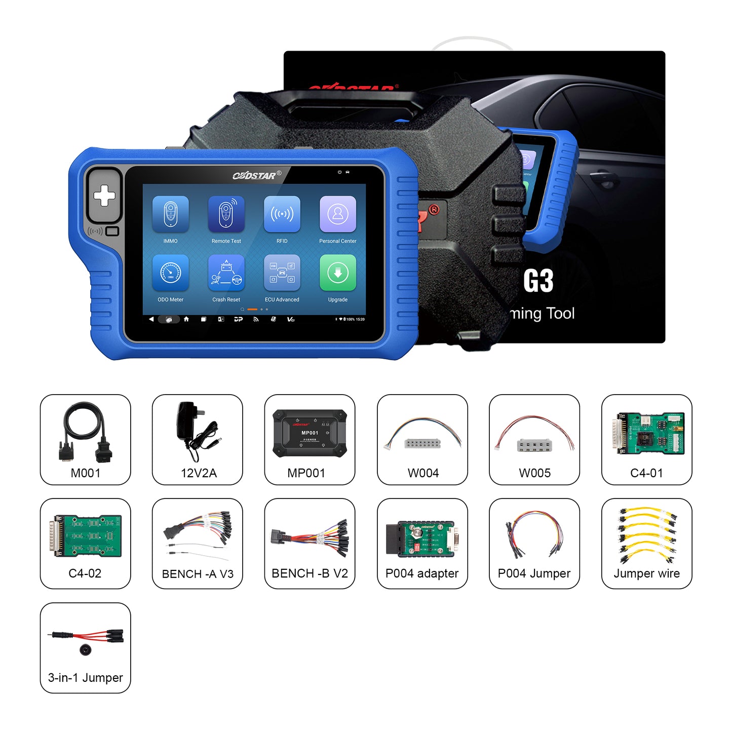 OBDSTAR - GC KeyMaster G3 USA (Full) Key Programmer with Full License IMMO, Airbag Reset, Ecu Clone, Odometer Calibration Test Platform- 2 Years Of Subscription