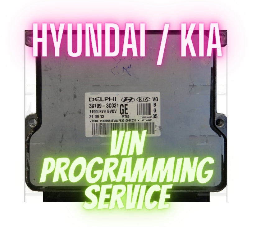 Hyundai/ KIA ECM VIN Programming Service