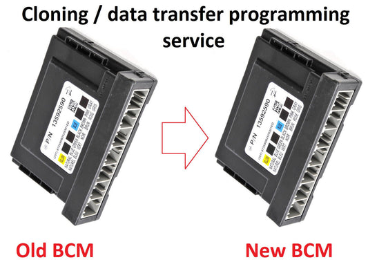 GM Chevy Cadillac BCM Clone Service Body Control Module Programming 2003 to 2020