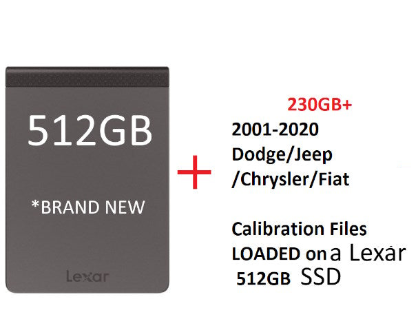 512GB SSD 231GB of Flash programming Files CDA6 UPGRADE