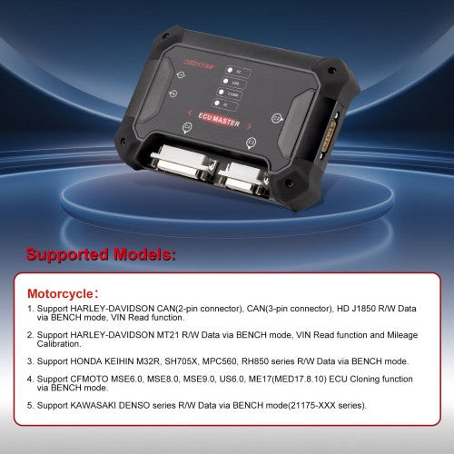 *PRE-ORDER* OBDSTAR ECU MASTER B Version for Motorcycle ECM/ TCM/ BCM Clone