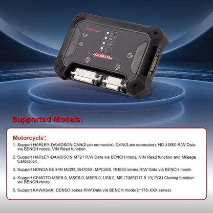 *PRE-ORDER* OBDSTAR ECU MASTER B Version for Motorcycle ECM/ TCM/ BCM Clone