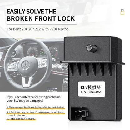 Xhorse - Mercedes Benz ESL / ELV Steering Lock Emulator for Benz 204 207 212 for use with VVDI MB