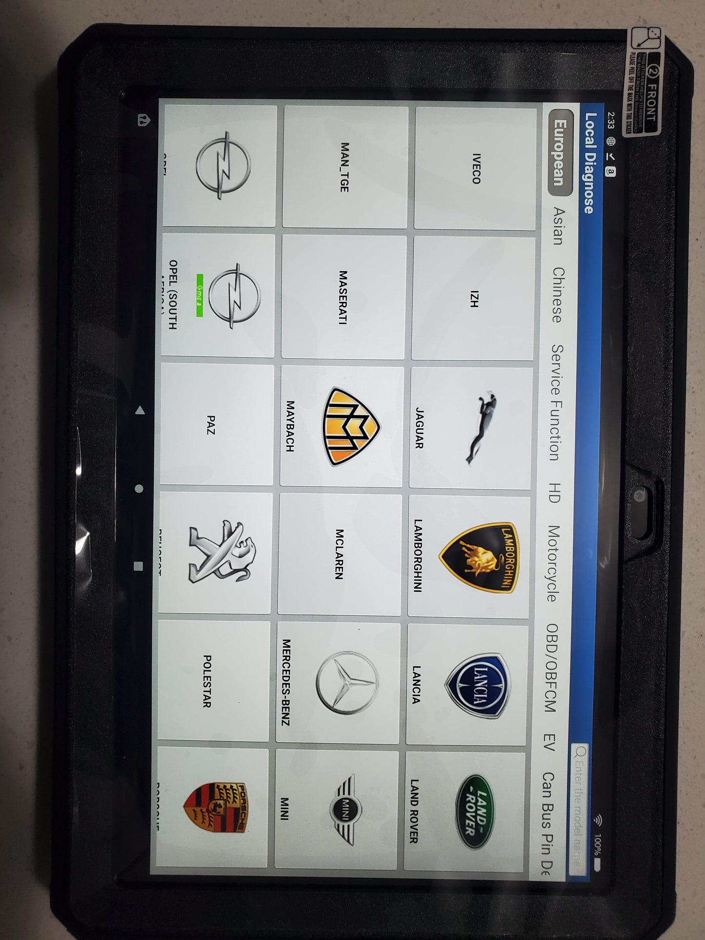 Launch Based Automotive Diagnostic Scanner ALL MAKES and MODELS 2 Years free updates