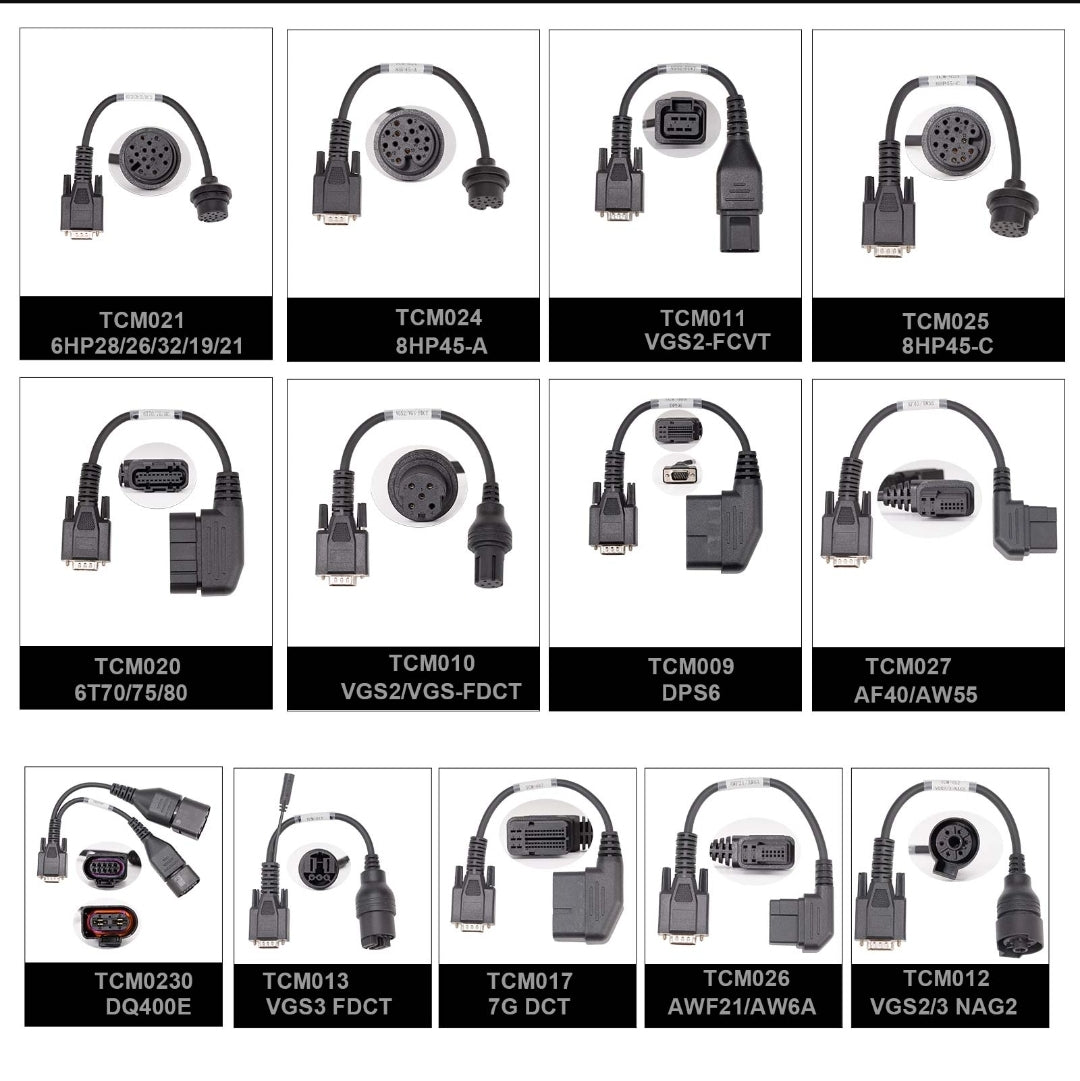 *PREORDER* OBDSTAR 25 Pcs of TCM Cables for DC706/ Blue & Green G3