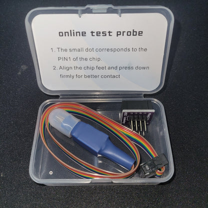 TSSOP8 0.65MM Test Clip Probe PUSH style For EEPROM 93CXX/25CXX/24CXX in circuit EEPROM reader/programming