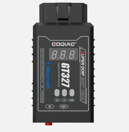 GODIAG GT327 SUPER ELM327v1.5 Bluetooth 4.0 OBDII Scanner Support DOIP ENET with Voltage Display for iOS/ Android/ Windows