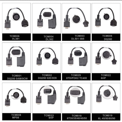 *PREORDER* OBDSTAR 25 Pcs of TCM Cables for DC706/ Blue & Green G3