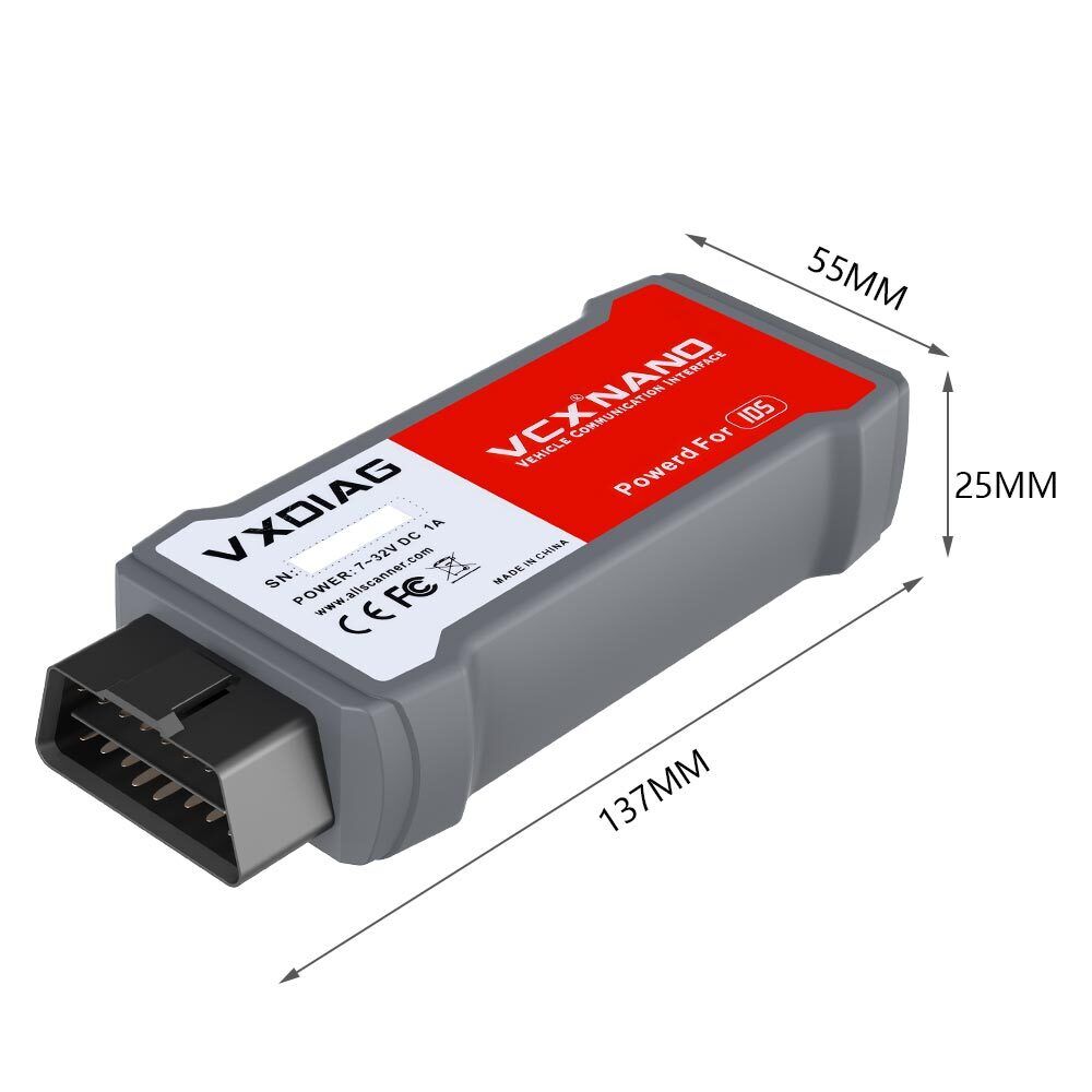 VXDIAG VCX NANO for Ford/Mazda V129 OBD2 Scanner J2534 VCI programming interface